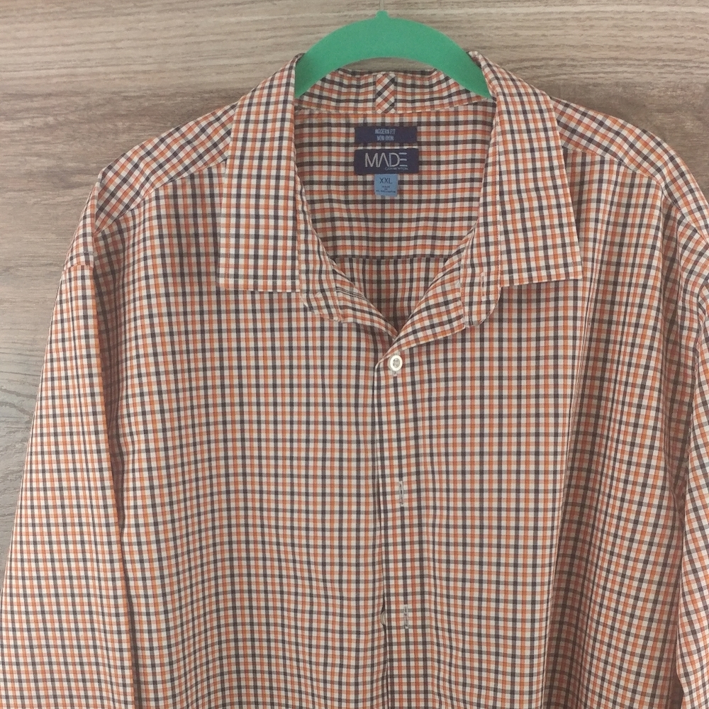 MADE by Cam Newton Men's LS Casual Shirt XXL